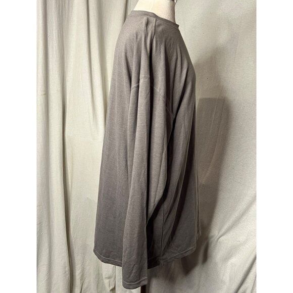 Michael Brandon Men's XXLT Style Buck121513 Nubuck: Greenish-Gray Long-Sleeve Sh - Picture 5 of 11